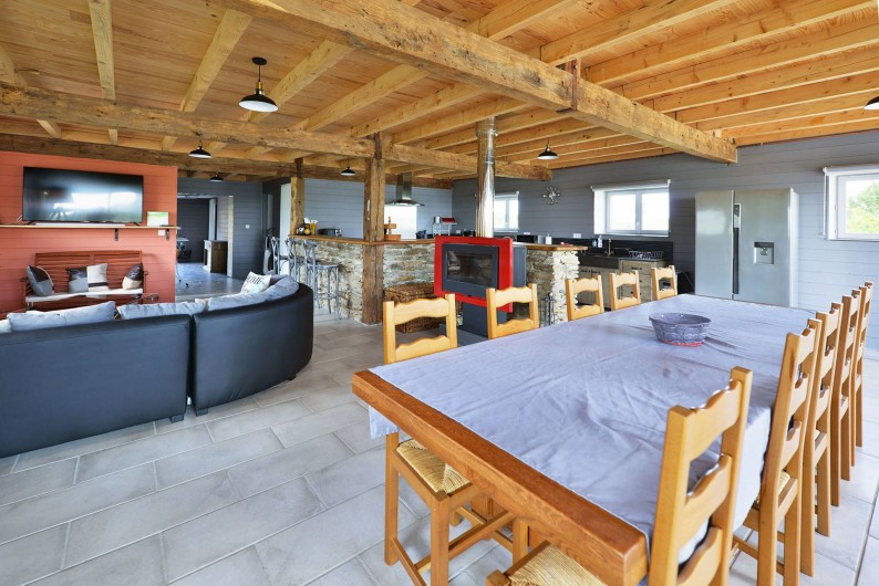 Location de vacances - Gîte à La Salvetat-Peyralès - Gîte 2 - Coin repas