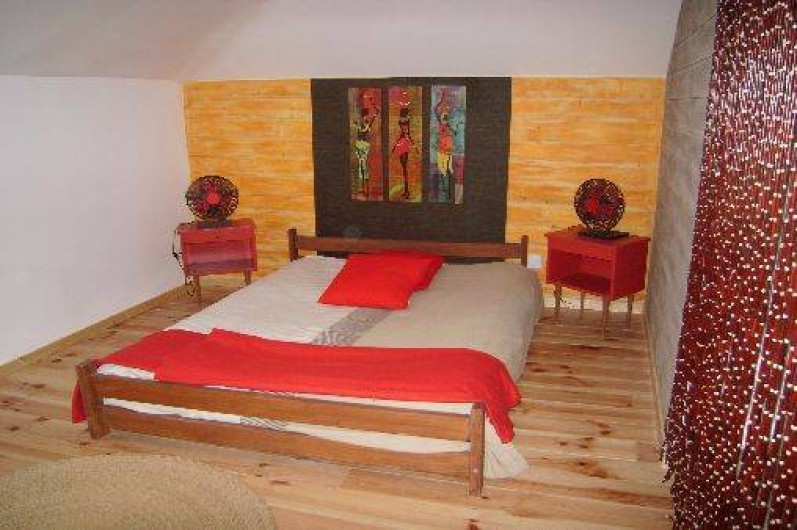 Location de vacances - Gîte à Brouvelieures - Chambre Afrique partie GRENIER