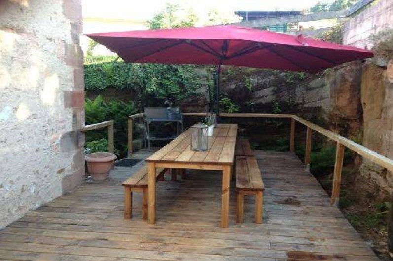 Location de vacances - Gîte à Brouvelieures - Terrasse bois