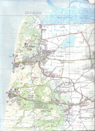 Location de vacances - Maison - Villa à Fort-Mahon-Plage - Carte  des environs