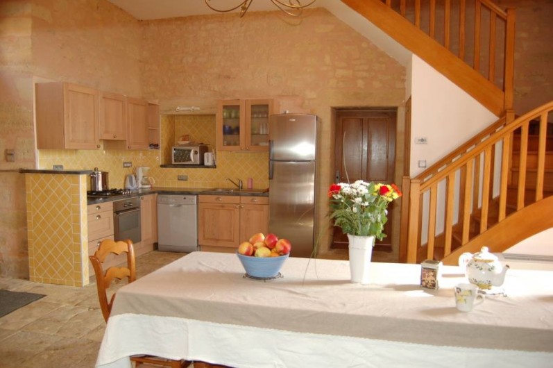 Location de vacances - Gîte à Saint-Médard-d'Excideuil - Coin cuisine gîte La Girouette