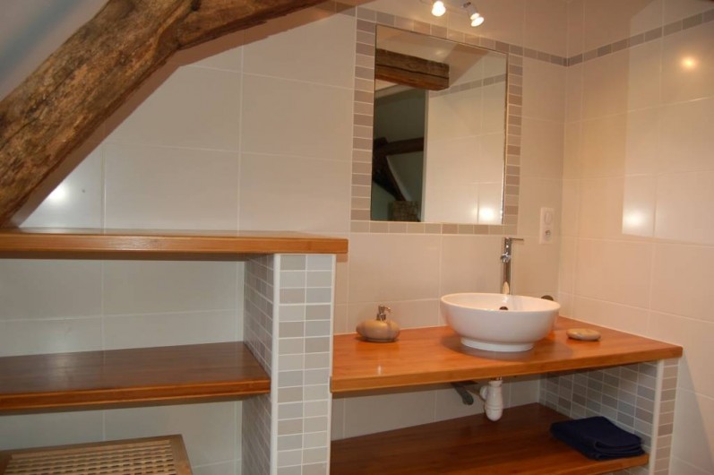 Location de vacances - Gîte à Saint-Médard-d'Excideuil - Salle d'eau chambre 6