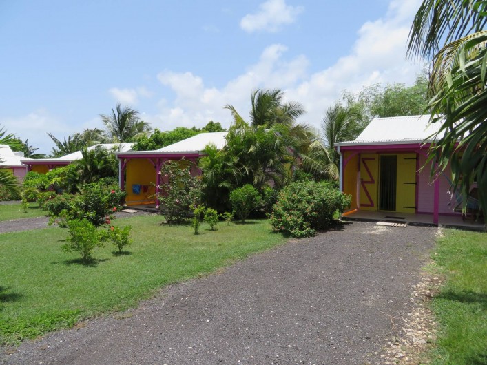 Location de vacances - Gîte à Le Moule - Vue des 3 gîtes de la Kaz à LIline