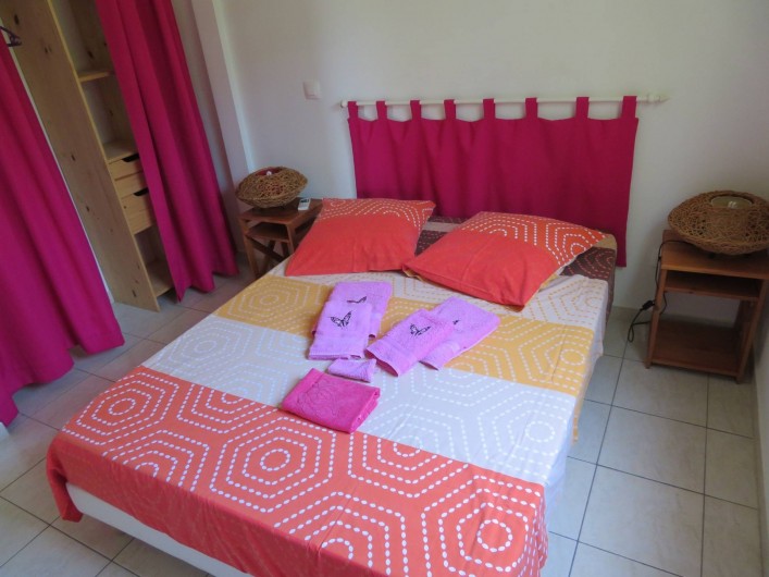 Location de vacances - Gîte à Le Moule - Chambre 1 Gite "Désirade" ou "Marie Galante"