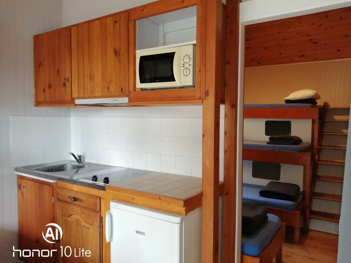 Location de vacances - Chalet à Champagnat - Kitchenette dans chalet pour 6 personnes