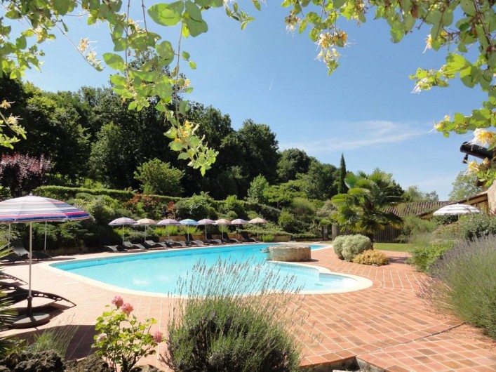 Location de vacances - Chambre d'hôtes à Saint-Pierre de Caubel - La piscine