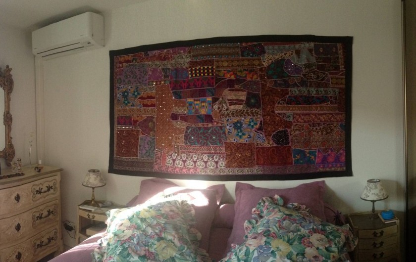 Location de vacances - Appartement à Cagnes-sur-Mer - Chambre