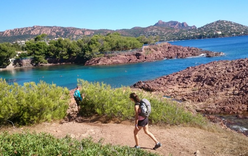 Location de vacances - Villa à Les Issambres - nombreuses balades autour du cap dramont