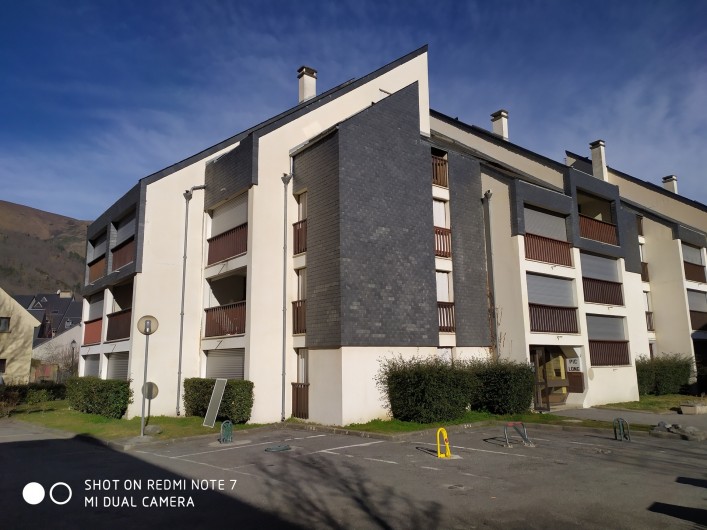 Location de vacances - Studio à Saint-Lary-Soulan - résidence Aurette, studio au 1er étage, exposé Sud