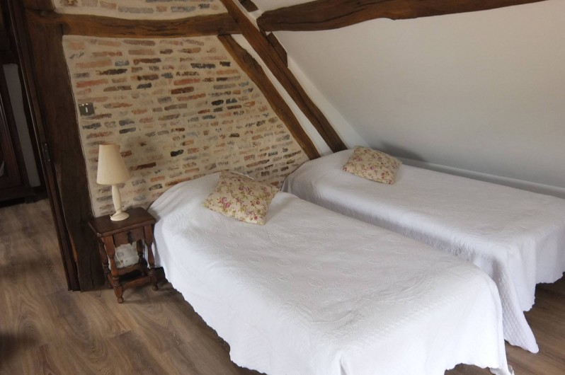 Location de vacances - Gîte à Souesmes - chambre enfants 2 lits jumeaux 2 lits gigones
