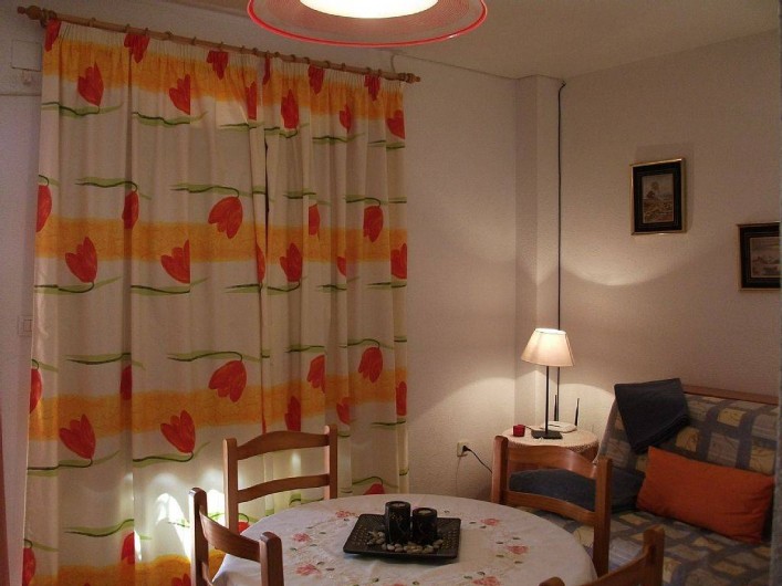 Location de vacances - Appartement à Puerto de Mazarrón - salon avec tv plate et wi-fi