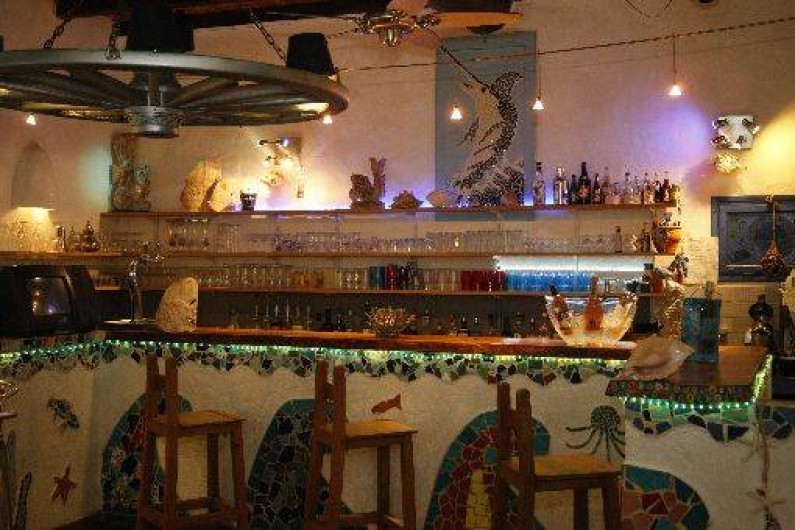 Location de vacances - Bungalow - Mobilhome à Sainte-Lucie de Porto-Vecchio - bar