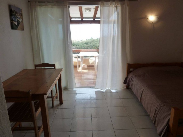 Location de vacances - Bungalow - Mobilhome à Sainte-Lucie de Porto-Vecchio - sejour studio 2 pers