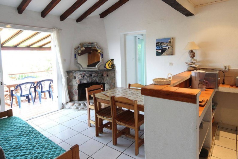 Location de vacances - Bungalow - Mobilhome à Sainte-Lucie de Porto-Vecchio - sejour mini villa 4/5pers