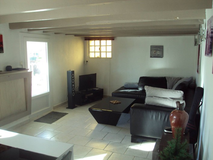 Location de vacances - Appartement à Antibes - le salon pour la détente