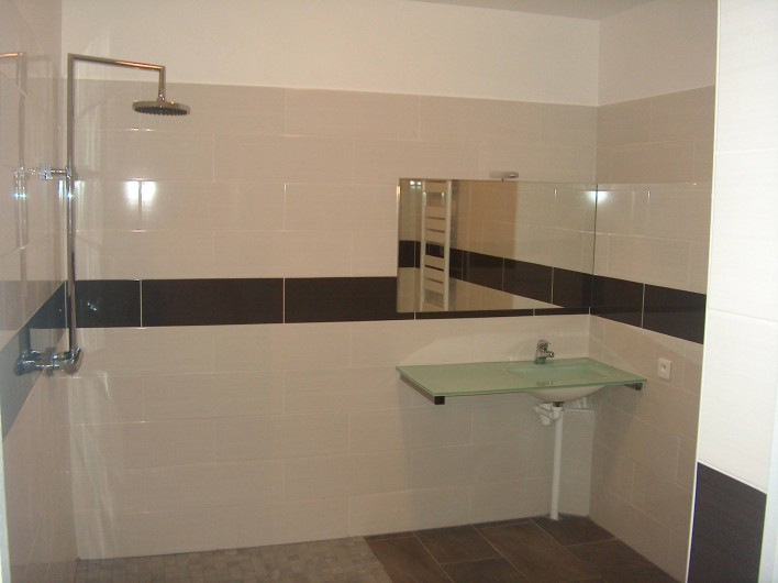 Location de vacances - Maison - Villa à Fréville-du-Gâtinais - Salle d'eau et wc 
handicap