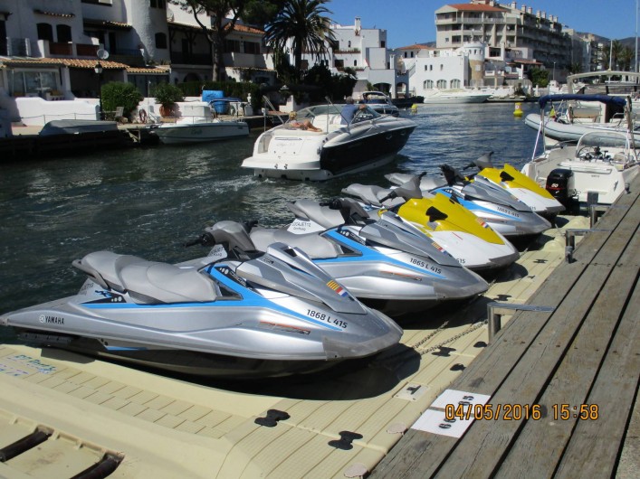 Location de vacances - Appartement à Empuriabrava - Canaux + jet Location