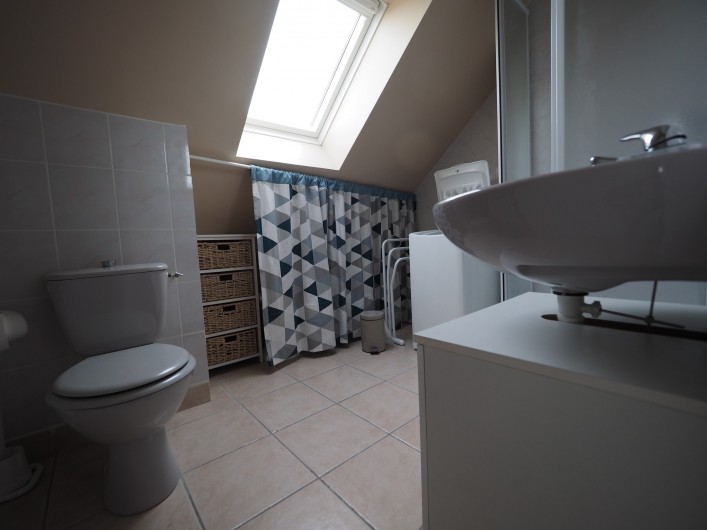 Location de vacances - Appartement à Merville-Franceville-Plage - Studio S.D.D., W.C.