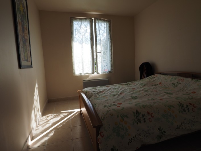 Location de vacances - Appartement à Merville-Franceville-Plage - Chambre lit double 140/190