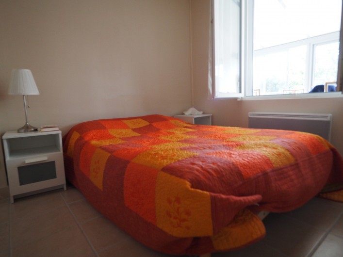 Location de vacances - Appartement à Merville-Franceville-Plage - Chambre lit double 140/190