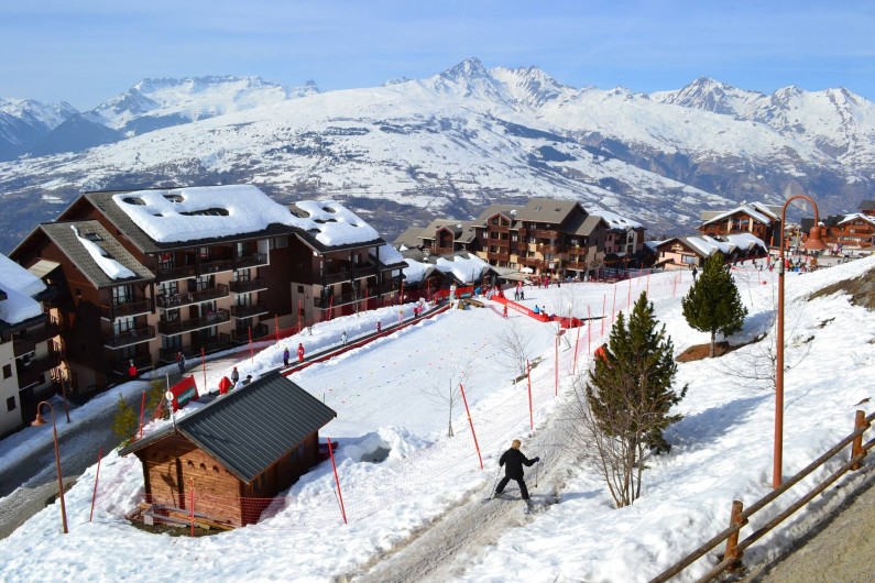 Location de vacances - Appartement à Vallandry - vue du balcon