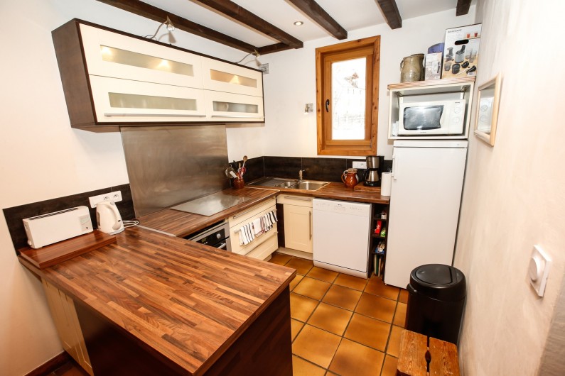 Location de vacances - Appartement à Le Monêtier-les-Bains - Cuisine ouverte