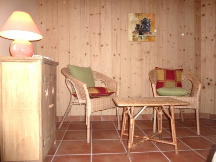 Location de vacances - Chambre d'hôtes à Saint-Laurent-d'Oingt - Chambre Horizon