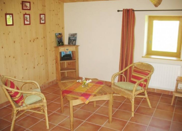 Location de vacances - Chambre d'hôtes à Saint-Laurent-d'Oingt - Chambre Horizon