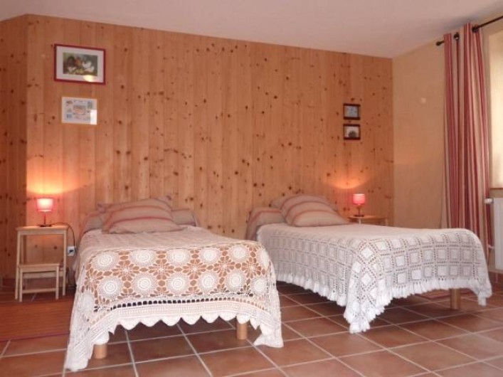 Location de vacances - Chambre d'hôtes à Saint-Laurent-d'Oingt - Chambre Sillon