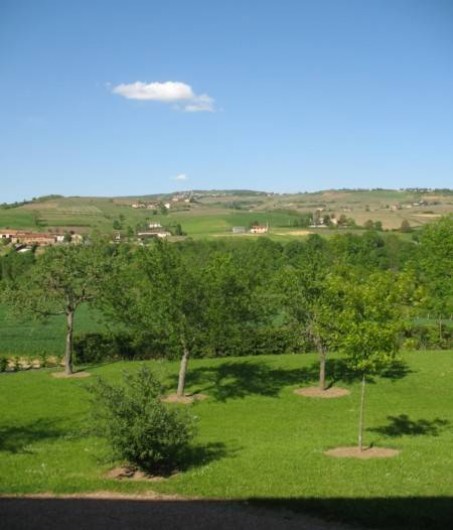 Location de vacances - Chambre d'hôtes à Saint-Laurent-d'Oingt - Chambre Sillon