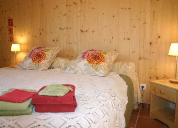 Location de vacances - Chambre d'hôtes à Saint-Laurent-d'Oingt - Chambre Boccage