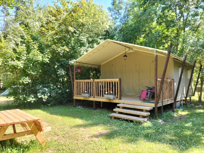 Location de vacances - Camping à Luçon - Lodge Capucine grand confort (5 P)