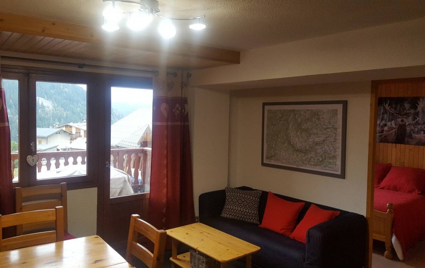 Location de vacances - Appartement à Champagny-en-Vanoise - Séjour.
