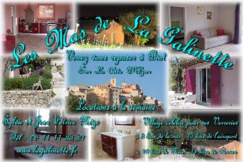 Location de vacances - Villa à Biot