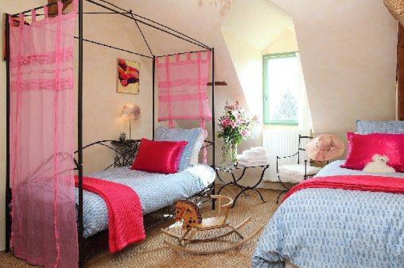 Location de vacances - Villa à Berthenay - Chambre 3 : 2 lits single