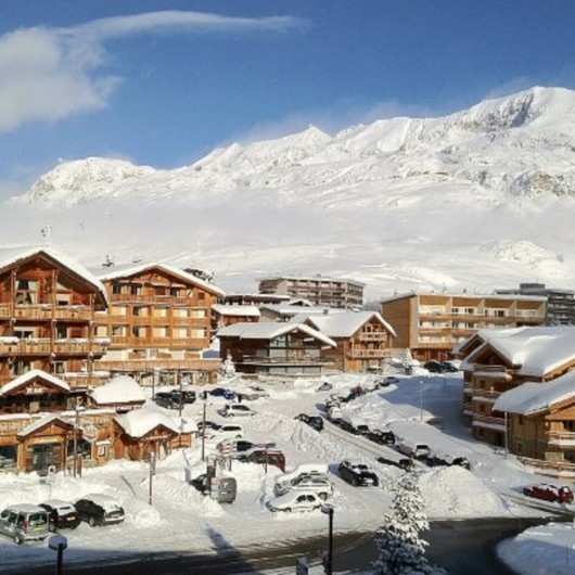 Location de vacances - Studio à L'Alpe d'Huez - vue de notre appartement