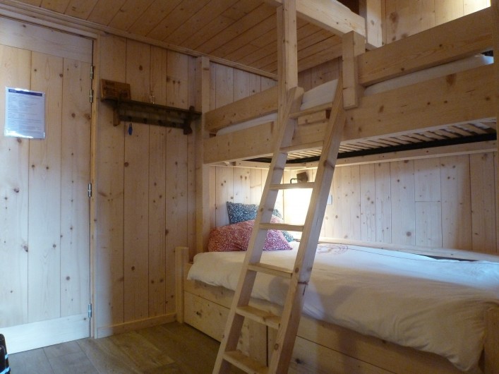 Location de vacances - Studio à L'Alpe d'Huez - Les lits superposés