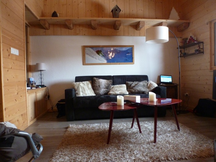 Location de vacances - Studio à L'Alpe d'Huez - Le salon