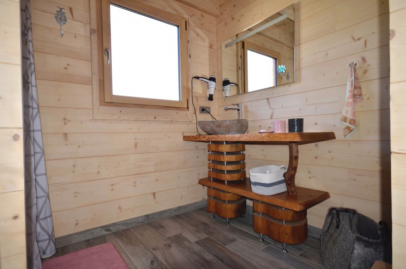 Location de vacances - Chalet à La Pesse - Salle de bain