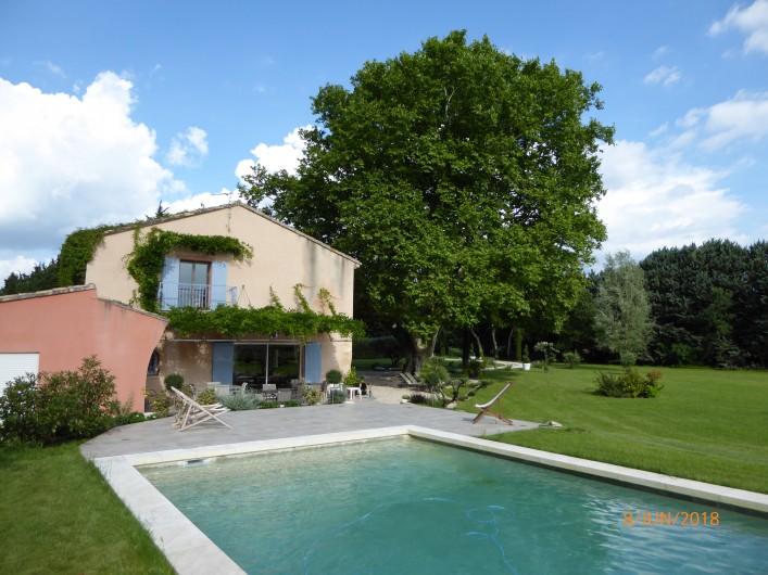 Location de vacances - Mas à Saint-Rémy-de-Provence - piscine
