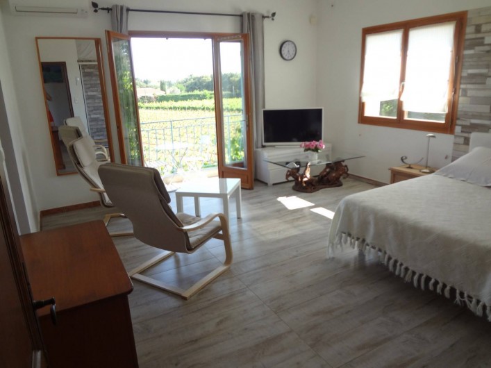 Location de vacances - Appartement à La Londe-les-Maures - télévision 55 pouces