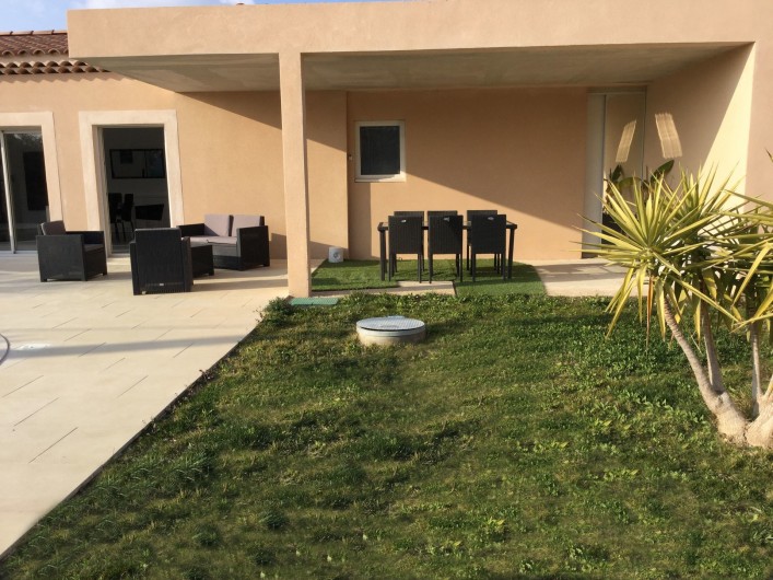 Location de vacances - Villa à Aureille - Coin terrasse