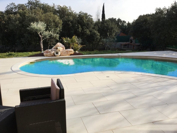 Location de vacances - Villa à Aureille - Coin piscine privée et chauffée