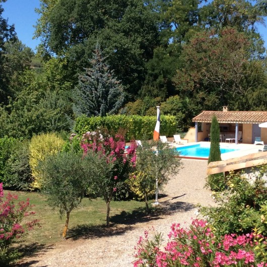 Location de vacances - Gîte à Cournanel - Piscine du propriétaire avec accès limité