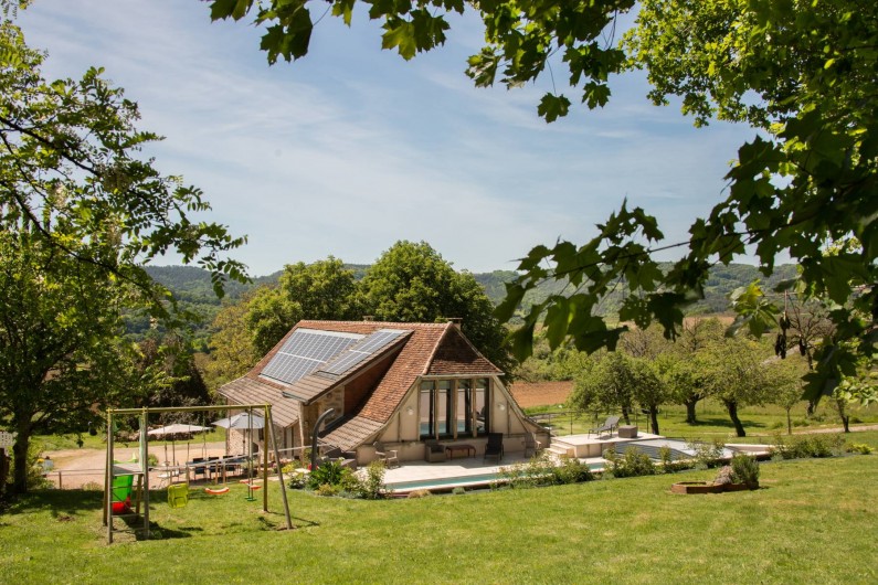 Location de vacances - Villa à Beaulieu-sur-Dordogne - Derrière le gîte vers l'horizon