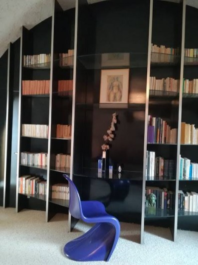 Location de vacances - Gîte à Saint-Georges-sur-Baulche - Bibliothèque, chambre du haut