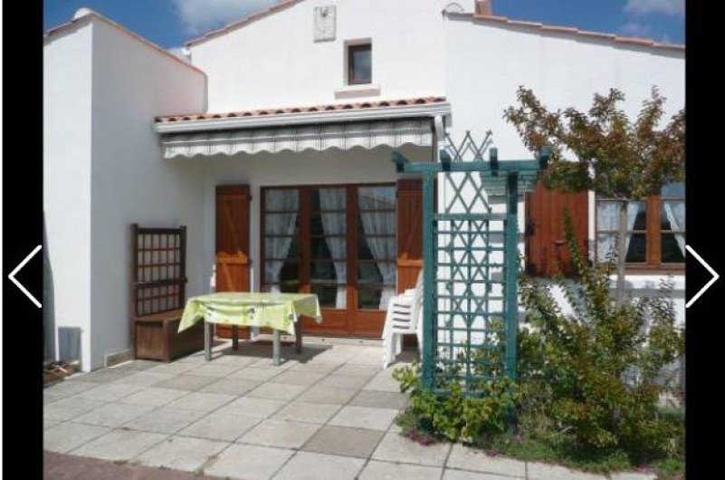 Location de vacances - Villa à La Tranche-sur-Mer - Terrasse 1 exposer au sud avec store banne