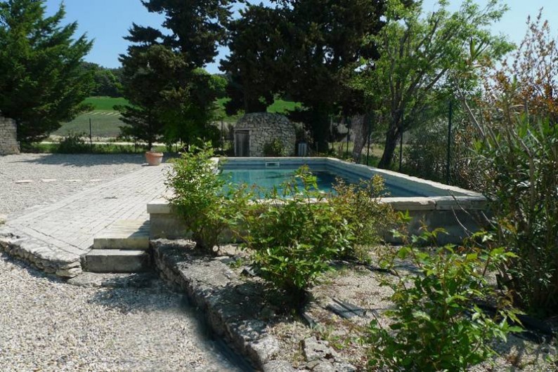 Location de vacances - Mas à Clansayes - piscine privative