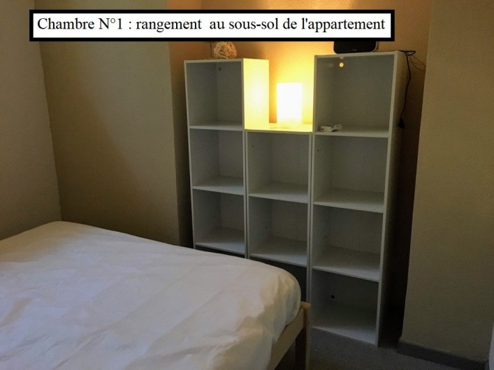 Location de vacances - Appartement à Cauterets - Rangement chambre 1
