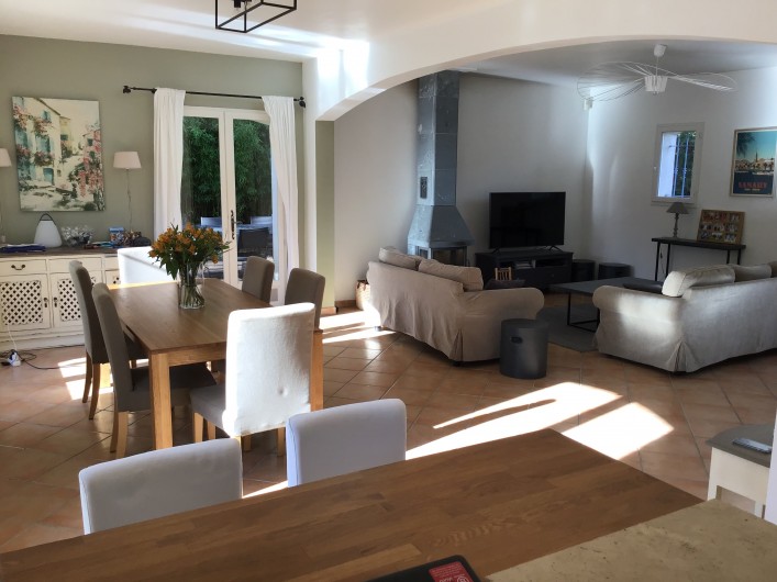 Location de vacances - Maison - Villa à Sanary-sur-Mer - Salon / Séjour